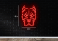 Dog Neon Sign 46x32 in Red Color