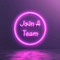 Join a Team Neon Sign Perfect for Businesses & Events