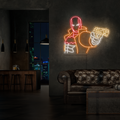 Hero Neon Sign 46x36 Inches with remote
