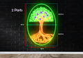 Tree Portrait Neon Sign 46x66 inches