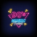 90's music Festival Neon Sign