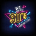 90's Party Neon Sign