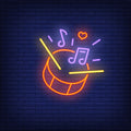 Beating Drum Neon Sign