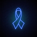 Blue Ribbon Neon Sign