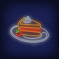 Cake Slice Neon Sign