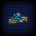 Call Now Neon Sign