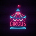 circus pink neon sign