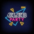 Club Party Neon Sign Perfect for Energetic Club Décor