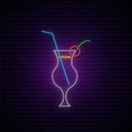 Cocktail Neon Sign for Bars and Home Bars