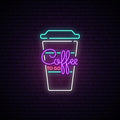 Coffee To Go Neon Sign