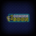 Coming Soon Neon Sign