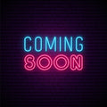 Coming Soon Neon Sign