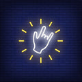Cool Gesture Neon Sign