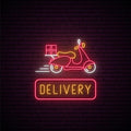 Delivery Neon Sign