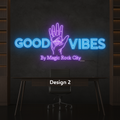 Good Vibes by Magic Rock Neon Sign 9 x 3.3 ft
