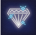 Diamond Neon Sign Perfect For Jewelry Shop