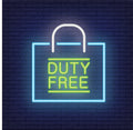 Duty Free Neon Sign Perfect For Shop & Store