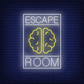 Escape Room Neon Sign