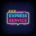 Express Service Neon Sign Perfect For Shop & Restaurant