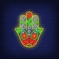 Fatima Hand Neon Sign