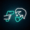 Fever Check Line Neon Sign Perfect For Shop & Store