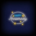 Happy Anniversary Neon Sign