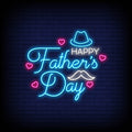 Happy Father's Day Neon Sign
