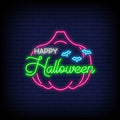Happy Halloween Neon Sign