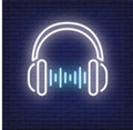 Headphones Neon Sign