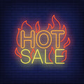 Hot Sale With Flames Neon Sign