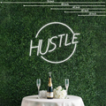 Hustle Neon Sign Perfect for Creating a Loving Atmosphere