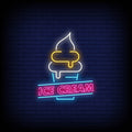 Ice Cream Neon Sign