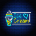 Ice Cream Neon Sign