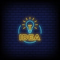 Idea Neon Sign