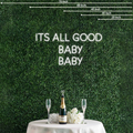 Its All Good Baby Baby Neon Sign Perfect for Creating a Loving Atmosphere
