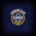 Karaoke Club Neon Sign Lively and Fun Bar Décor