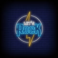 Let's Rock Neon Sign