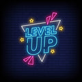 Level Up Neon Sign