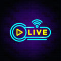 Live Broadcast Neon Sign