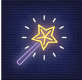 Magic Wand Neon Sign