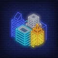Metropolis Buildings Neon Sign Perfect For Your Business