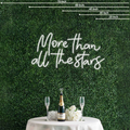 More Than All Stars Neon Sign Perfect For Creating A Loving Atmosphere