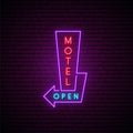 Motel Neon Sign