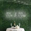 Mr. & Mrs. Neon Sign Perfect for Creating a Loving Atmosphere