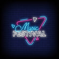 Music Festival Neon Sign