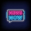 News Now Neon Sign