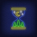Nighttime Neon Sign