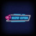 Now Open Neon Sign Perfect For Shop & Store
