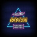 Opening Soon Neon Sign Perfect For Shop & Store