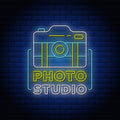 Photo Studio Neon Sign Perfect For Business Environment
